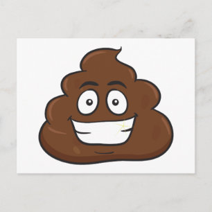 lustige kack-Emoji Postkarte