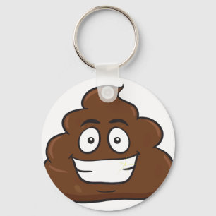 lustige kack-Emoji Schlüsselanhänger
