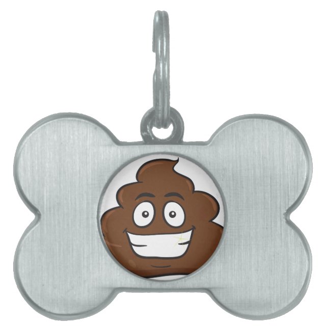 lustige kack-Emoji Tiermarke (Vorderseite)