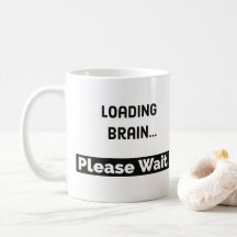 Lustige Kaffee-Tasse der Laden-Gehirn-Tassen-|