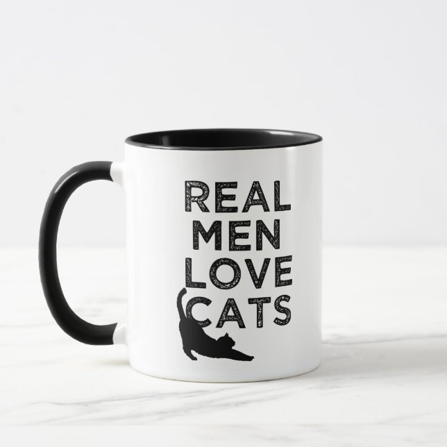 Lustige Kaffee-Tasse der wirklichen Tasse (Links)
