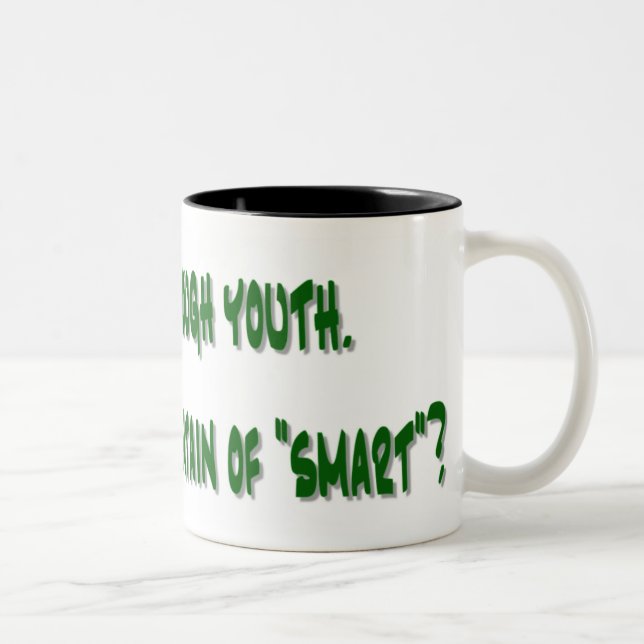 Lustige Kaffee Tasse mit Sprichwort (Rechts)