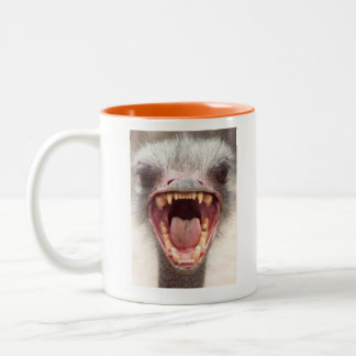 Lustige Kaffee-Tassen Zweifarbige Tasse