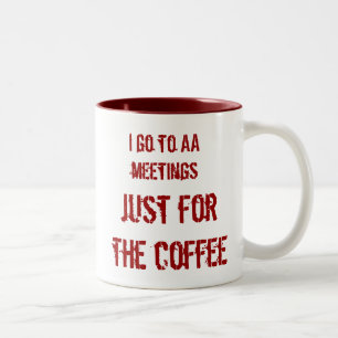 Lustige Kaffee-Trinkertrinker Tassen-Tassen Zweifarbige Tasse