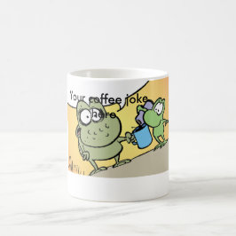 Lustige Kaffee-Witz-Cartoon-Tasse Kaffeetasse