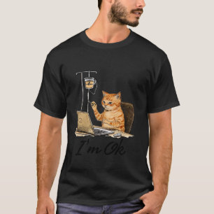 Lustige Kaffeekatze I Kaffeeliebhaber, Homeoffice, T-Shirt
