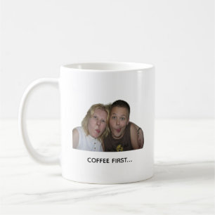Lustige Kaffeememe-Tasse – Erst Kaffee. Chaos spät Kaffeetasse