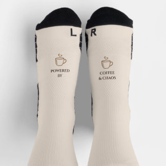 Lustige Kaffeestricke für Frauen | Angetrieben von Socken