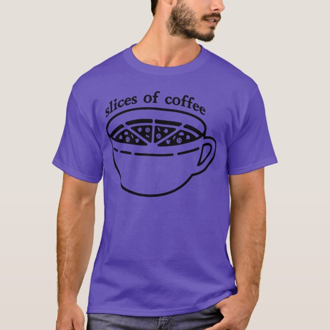 Lustige Kaffeestücke T-Shirt (Vorderseite)