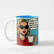 Lustige Kaffeetasse
