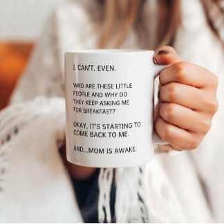Lustige Kaffeetasse für Mama