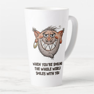Lustige Kaffeetasse Milchtasse