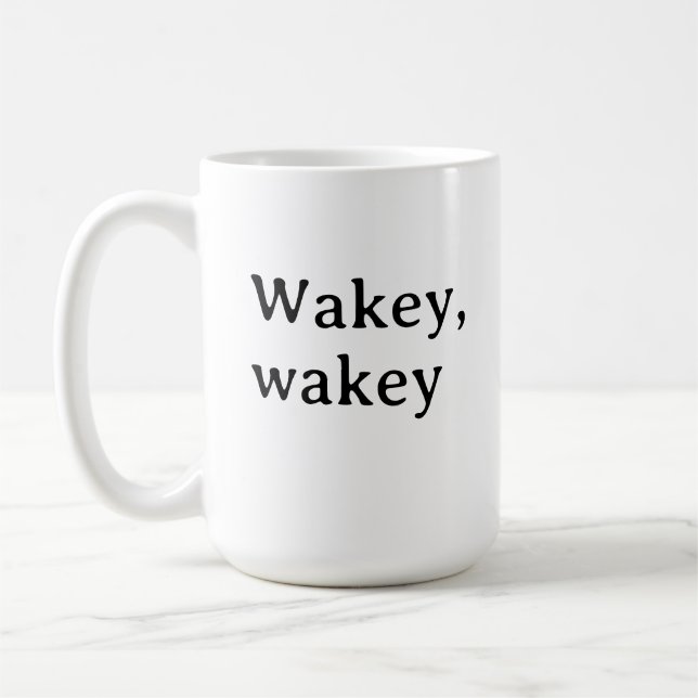 Lustige Kaffeetasse oder Teetasse (Links)