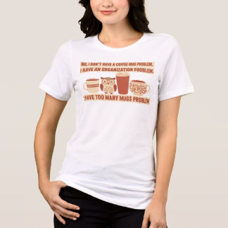Lustige Kaffeetassensammler-Organisationsproblem Tri-Blend Shirt