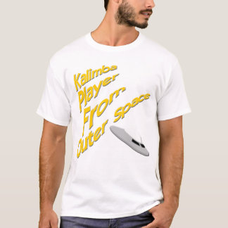 Lustige Kalimba und UFO T-Shirt