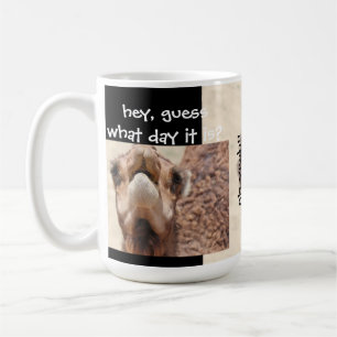 Lustige Kamel BUCKEL-TAGkaffee-Tasse, Schwarzes u. Kaffeetasse