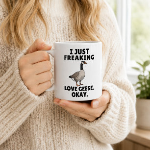 Lustige Kanada-Gans-Tasse für Vogel-Liebhaber Kaffeetasse