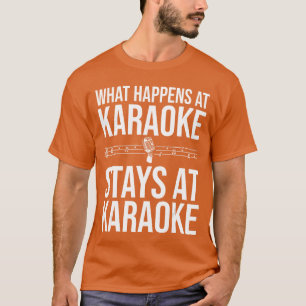 Lustige Karaoke-Designs für Männer Frauen Sänger M T-Shirt