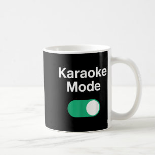 Lustige Karaoke-Kunst für Männer Frauen Musik Säng Kaffeetasse