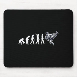 Lustige Karate-Evolution Kampfsportliebhaber Karat Mousepad