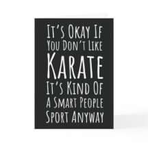 Lustige Karate-Karten Kampfsport Humor Sarkastisch