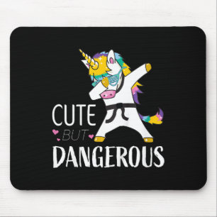 Lustige Karate-Shirts für Mädchen Cute Taekwondo Mousepad
