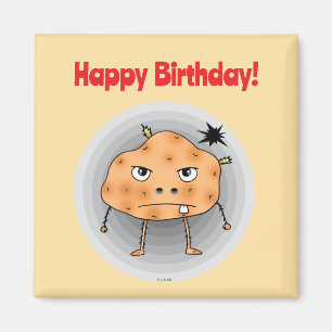 Lustige Kartoffel Alles Gute zum Geburtstag Gesich Magnet