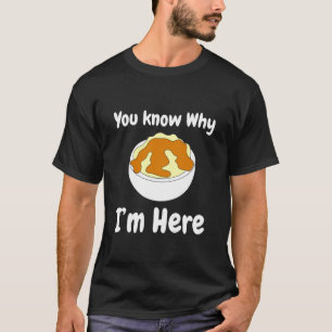 Lustige Kartoffelpüree Soße Essen Thanksgiving T-Shirt