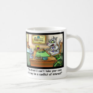Lustige Katze & Anwalt Lustiger Kaffeebecher Kaffeetasse