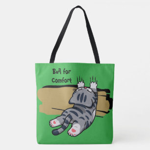 Lustige Katze, Dicke Katze, Lustige Schrift, Moder Tasche