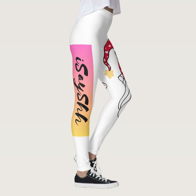 lustige Katze, die das Licht ausgeschaltet hat? Leggings (Rechts)