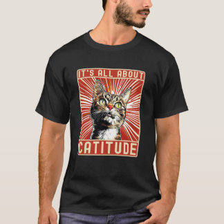 Lustige Katze Es ist alles über die Katze, lustige T-Shirt
