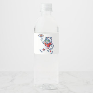 Lustige Katze Football-Spieler