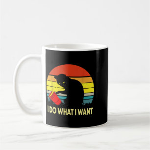 Lustige Katze Geschenk Vintage Sonnenuntergang Ich Kaffeetasse