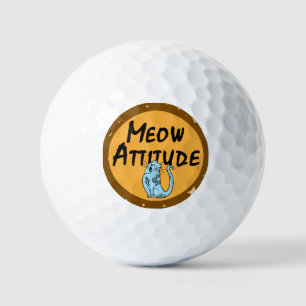 lustige Katze Golfball