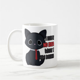 Lustige Katze Ich Habe Keine Ahnung Was Ich Tue Ta Kaffeetasse