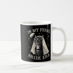 Lustige Katze in meiner wilden Braut-Ära Verlobung Kaffeetasse