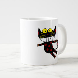 Lustige Katze Jumbo-Tasse