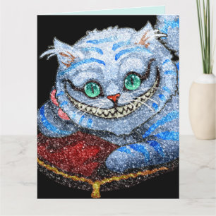 LUSTIGE KATZE LÄCHELND GEBURTSTAG GROSSE KARTE KAR