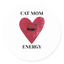 Lustige Katze-Mama-Energie
