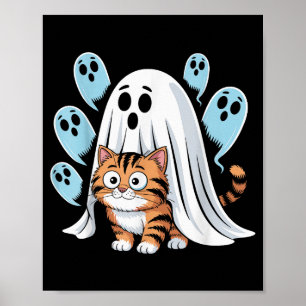Lustige Katze Meme Soky Halloween Kätzchen  Poster