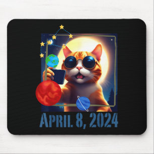 Lustige Katze mit Sonnenbrille Selfie Katze Sonnen Mousepad