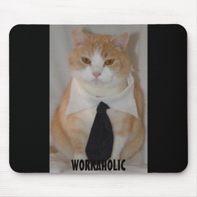 Lustige Katze Mousepad (Vorne)
