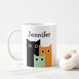 Lustige Katze, Personalisiert Kaffeetasse