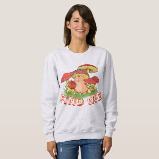 Lustige Katze Pilz Sweatshirt