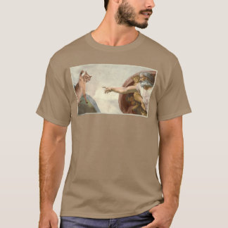 Lustige Katze schlägt sarkastische Schöpfung von A T-Shirt