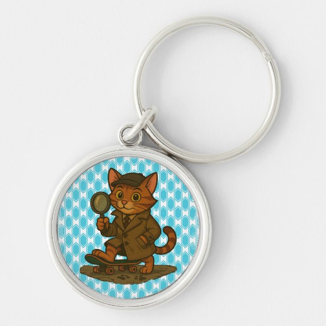 lustige Katze Schlüsselanhänger (Vorne)