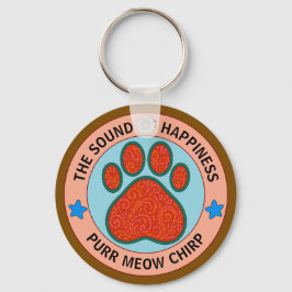 lustige Katze Schlüsselanhänger