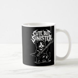Lustige Katze spielt Gitarre Gitarrist Rock and Ro Kaffeetasse