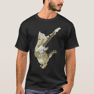 Lustige Katze spielt Gitarre Liebhaber Kätzchen Gi T-Shirt